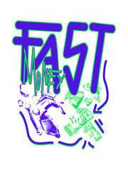 A bold vector illustration featuring the phrase 