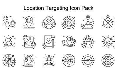 Location Targeting Icon Pack