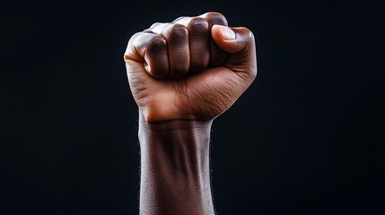 Fototapeta premium Raised fist image