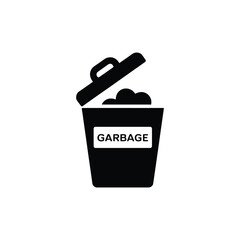 Garbage bin icon
