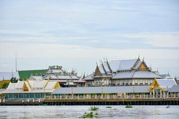 Wat Sothon Wararam Worawihan, The Buddhist Temple at Chachoengsao province in Thailand.
