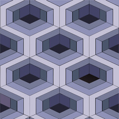 Isometric 3D Cube Grid – Seamless Abstract Vector. 
Geometric isometric cube grid pattern in soft tones and clean structure. Perfect for tech branding, UI, and digital media.