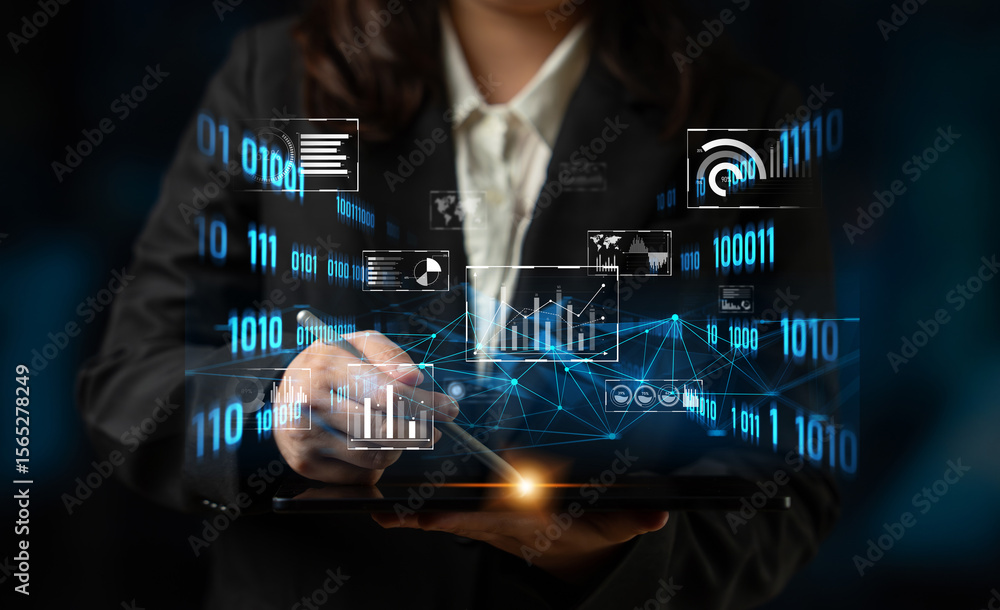 Poster big data and analytics support real-time insights, predictive modeling, and data-driven decisions fo