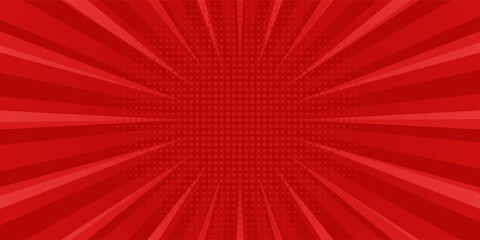 Comic background with red color vector eps 10