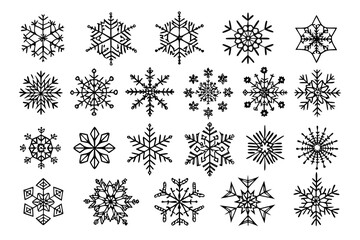 seamless pattern with snowflakes