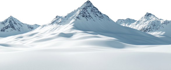 snow covered mountains