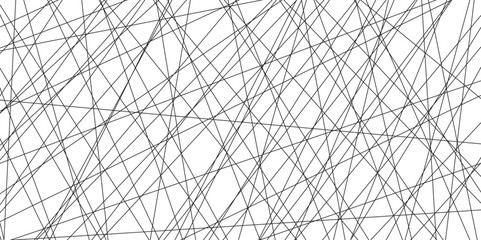 Abstract background with lines Vector abstract futuristic digital landscape with lines. Geometric lines pattern transparent background. Black and white abstract random chaotic liens .