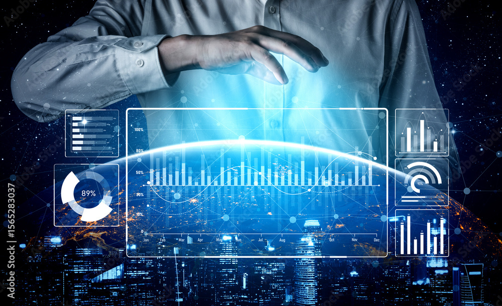 Poster big data and analytics support real-time insights, predictive modeling, and data-driven decisions fo