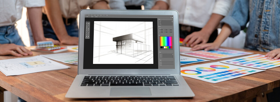 Architectural design brisk software application for architect business and professional designer - Powered by Adobe