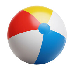 beach ball isolated on white