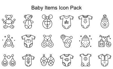 Baby Items Icon Pack