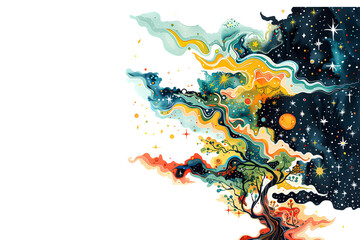 abstract watercolor background