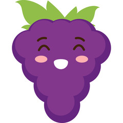 Emoticon Fruit Illustration
