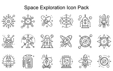 Space Exploration Icon Pack