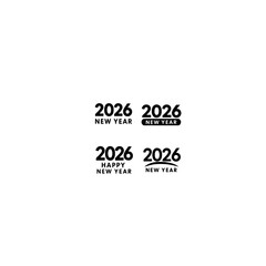Obraz premium happy new year word cloud illustration showing related concepts and terms in a creative design