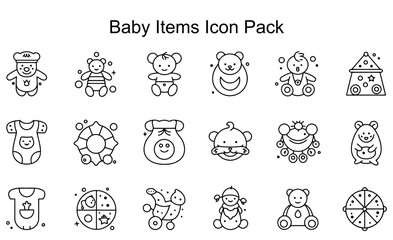 Baby Items Icon Pack