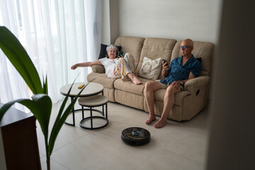 Seniors embracing smart home technology with robot vacuum