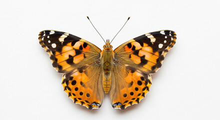 Fototapeta premium butterfly on a white background