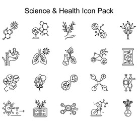Science & Health Icon Pack