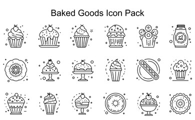 Baked Goods Icon Pack