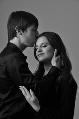 Casal apaixonados eternos namorados 