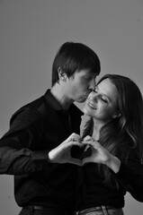 Casal apaixonados eternos namorados 