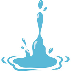 Drop Water Splash Illustration