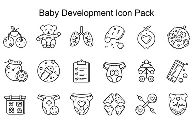 Baby Development Icon Pack