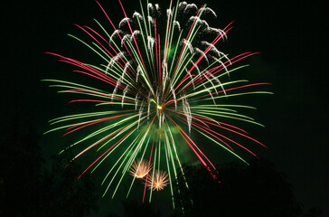 Independence Day Fireworks in Palm Springs, California