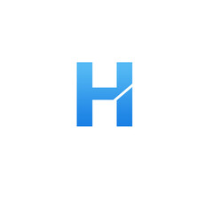 H icon design