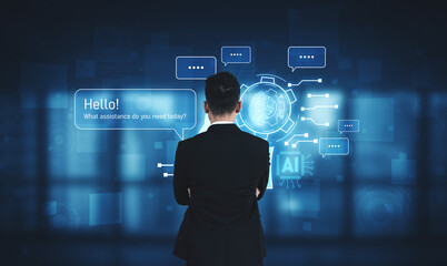Conversational AI assistant enhances chatbot interaction. AI assistant supports queries, answers...