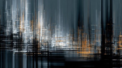 Glitchy abstract background architecture lines distorting reality digital corruption effect dark futuristic