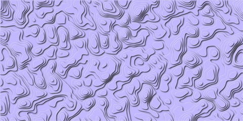 Geographic texture rendered through smooth curves

