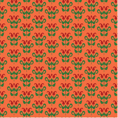 Background Ornamental Floral Pattern Vector