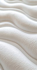 White textured wavy panels
