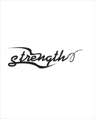 Strength Typography