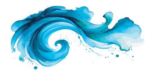 Tranquil watercolor sea texture featuring light blue  hues. Hand-painted abstract art perfect for backgrounds, invitations, and creative projects.