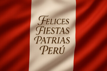 Fototapeta premium Peruvian Flag: 