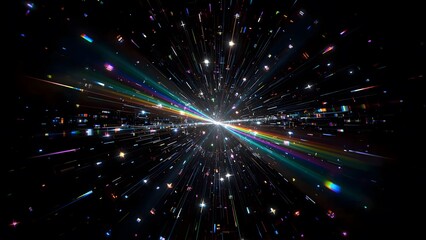 abstract background with glowing lights