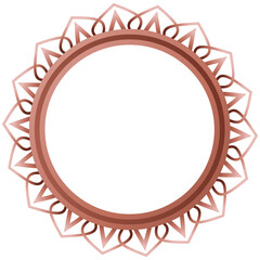 Luxury Golden Emblem Badge with Crown and Ribbon

