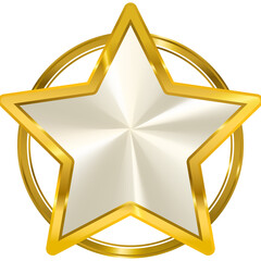 Luxury Golden Emblem Badge with Crown vector png