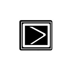 Right Arrow icon vector illustration