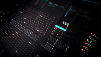Dynamic data visuals for business info graphics, animated charts, and data-driven insights for a...