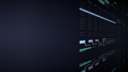 Dynamic data visuals for business info graphics, animated charts, and data-driven insights for a business meeting mock-up. Explore the world of trading, stock exchanges, and crypto