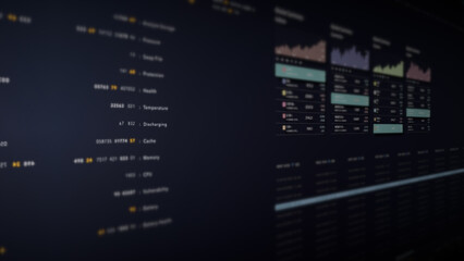 Dynamic data visuals for business info graphics, animated charts, and data-driven insights for a business meeting mock-up. Explore the world of trading, stock exchanges, and crypto