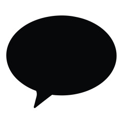 Social worker element isolated talking bubble icon on white background