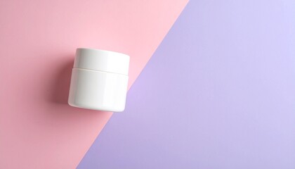 Firefly hayper realistic a blank face cream packet on pink yellow and parpple colour 