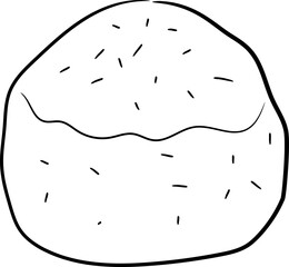 Green Tea Mochi Illustration