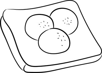 Matcha Mochi Illustration