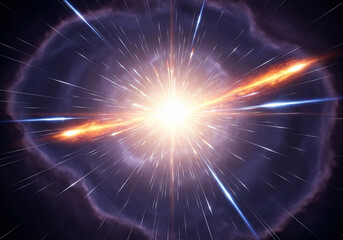 Fototapeta premium Cosmic Energy Burst and Stellar Jets